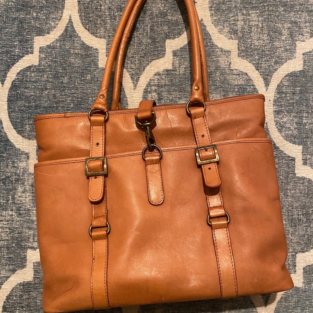 Claire Chase Executive Laptop Bag Premium Leather